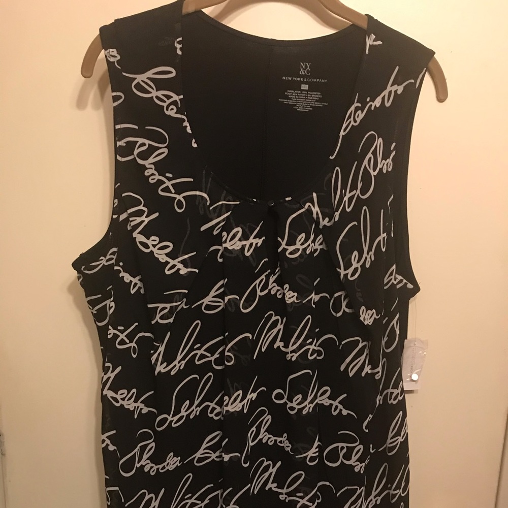 NWT New York & Company Sleeveless Top